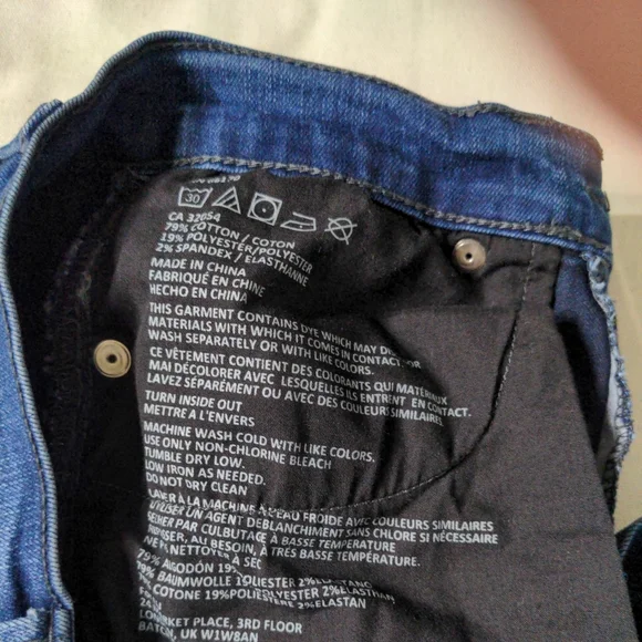 BDG Women's High-Rise Blue Jeans Twig Ankle 24x29 - Picture 5 of 10